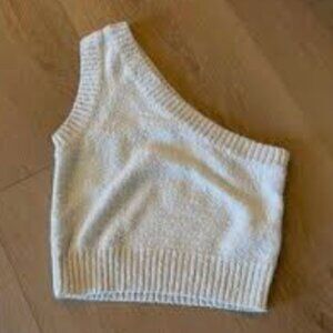 Madewell Ribbed V-Neck Crop Tee